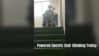 Chariot à main électrique pour monter les escaliers, alimenté par BR-SC002, pour fauteuils roulants