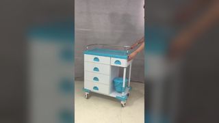 Chariot clinique en acier
