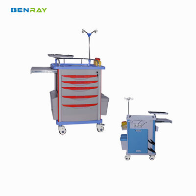 Guangzhou Cheap Hospital Emergency Trolley Equipment Resuscitation Trolley Pediatric Medical Crash Cart Price