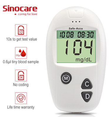 Accurate Blood Glucose Meter Blood Glucose Monitor Blood Sugar Meter with 50 test Strips & 50 Sterile Lancets