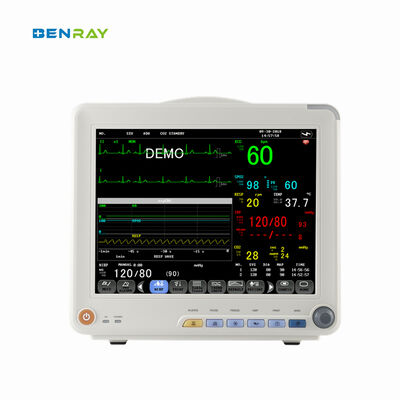 12.1 Inch Color Display With 800*600 Resolution Surgical Multi-Parameter Patient Monitor Portable Patient Monitor