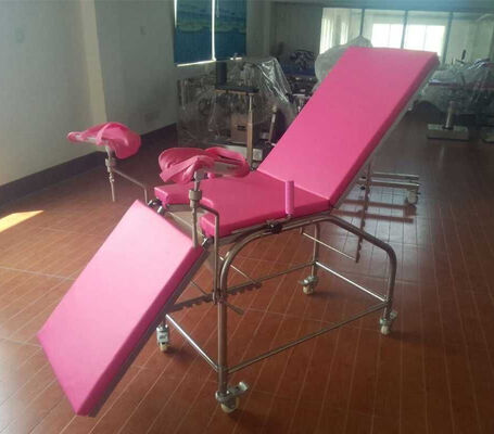Hospital Clinic Gynecology Obstetrics Operating Table Bed Examination Chair Manual Obsteric Table
