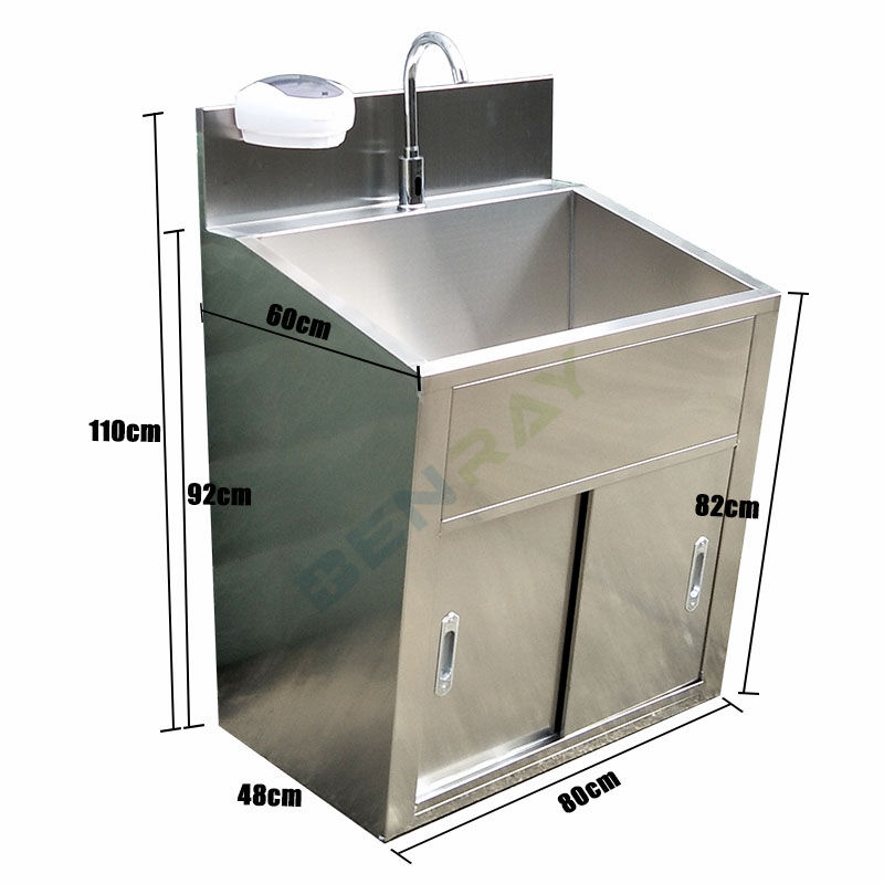 Stainless Steel Induction faucet Wash Sink for one Person
