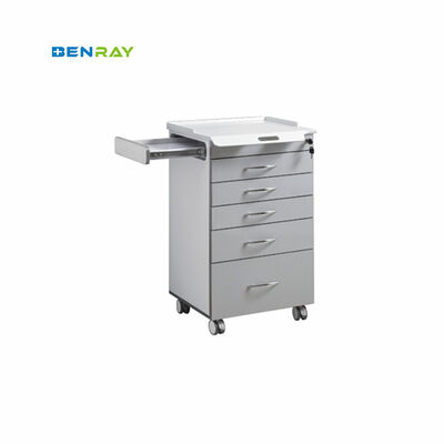 Armoire dentaire 5 tiroirs avec plateau latéral